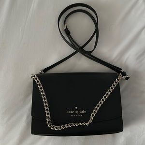 Black Kate spade cross body purse